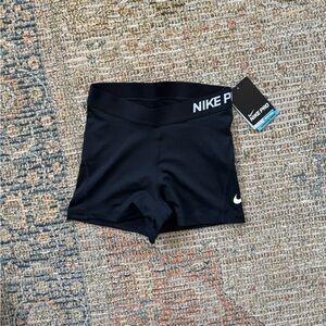 NWT Nike Pro shorts black size small!